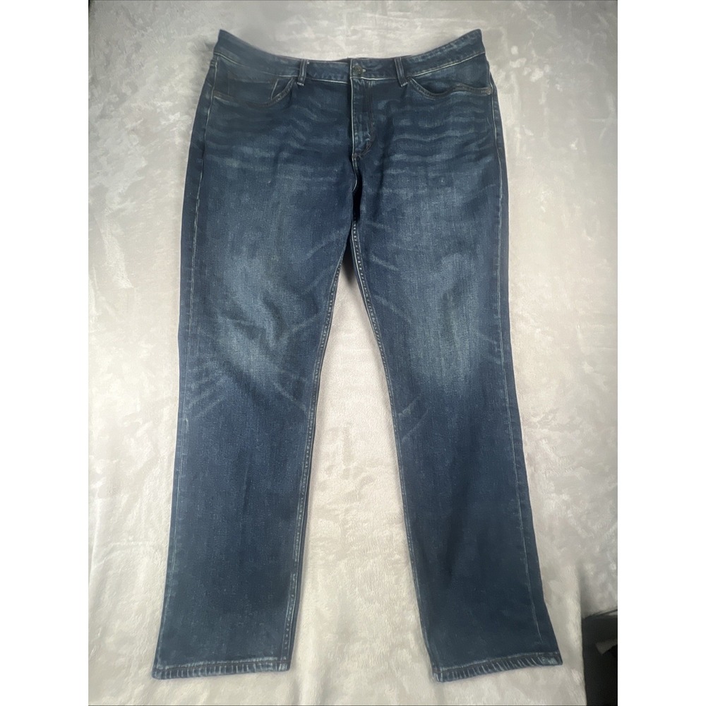 Rag & Bone Fit 3 Athletic Jeans Mens 38x32 Fits (40x32) Blue Dark Wash Denim